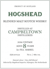 Hogshead Campbeltown 8yrs