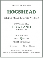 Hogshead Lowland 9yrs